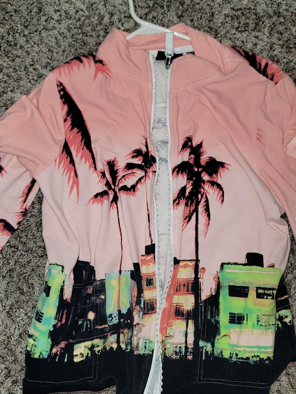 Onque Casual's Jacket And Tee Set With Rhinstone Accents